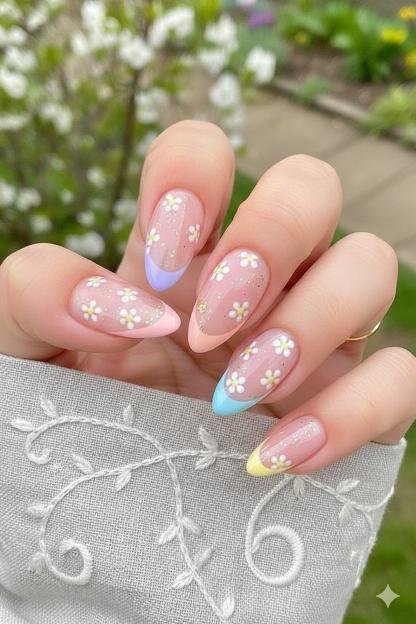 31+ Pastel Colour Spring Nail Art Ideas