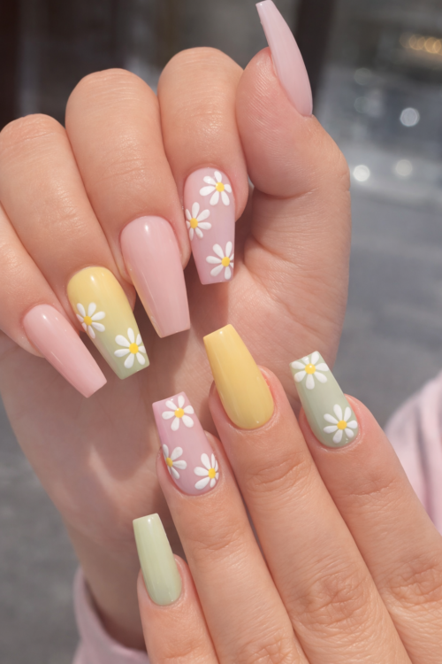 25+ Coffin Spring Nail Design Ideas