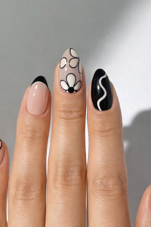 25+ Dark Spring Nails Design Ideas