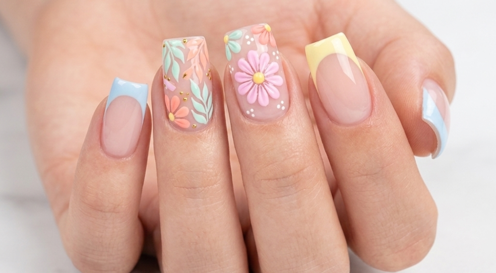 30+ French Spring Nail Design Ideas