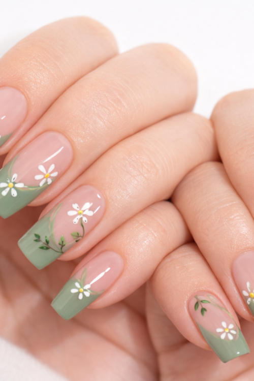 30+ Green Spring Nail Design Ideas