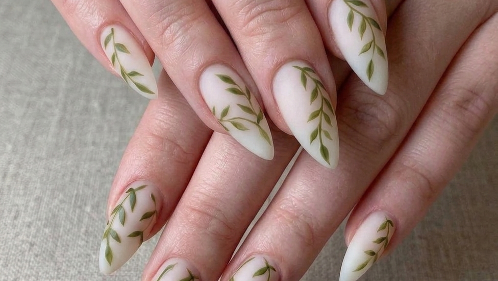 30 Stiletto Spring Nail Design Ideas